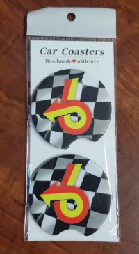 Turbo Six Car Coaster- Set Of 2