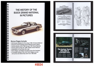 THE HISTORY OF THE BUICK GRAND NATIONAL IN PICTURES BOOKLET