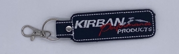 "KIRBAN PERFORMANCE PRODUCTS" Black Leather Keychain