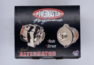 Powermaster Performance Alternator Black #8617