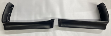 Reproduction GM-style HARD PLASTIC FRONT & REAR BUMPER FILLER PANELS (4) Set KPP8670
