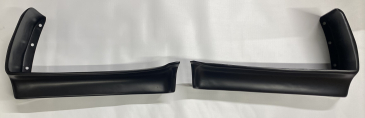 Reproduction GM-style HARD PLASTIC FRONT BUMPER FILLER PANELS (2) KPP8671