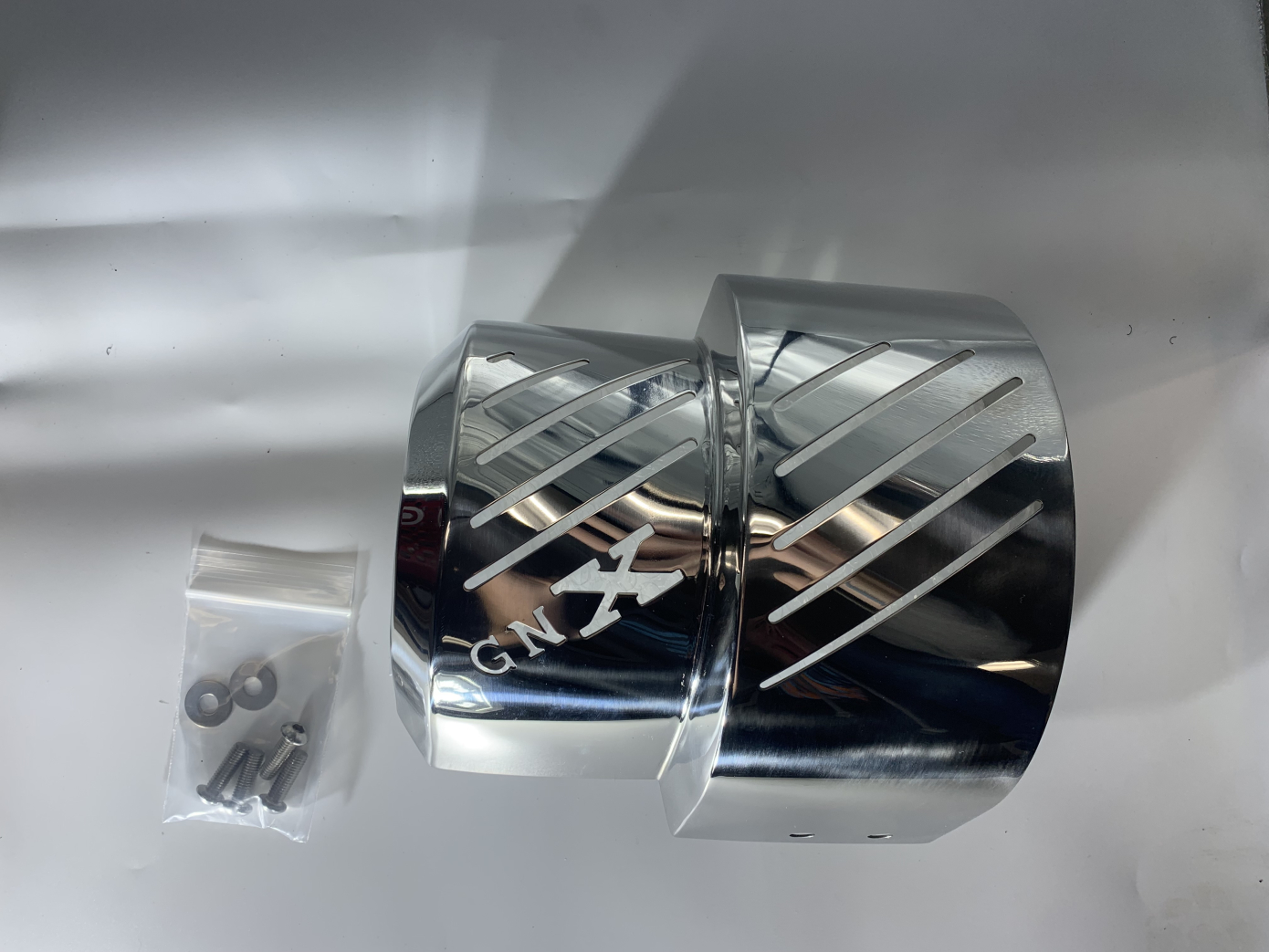 POLISHED STAINLESS GNX TURBO SHIELD