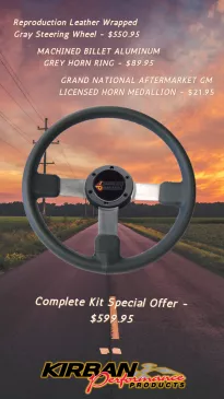 Steering Wheel, Horn Ring & Horn Medallion Package