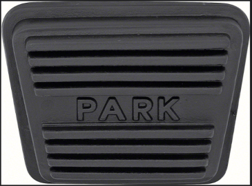 1964-90 Buick, Chevrolet, Pontiac, Oldsmobile; "Park" Brake Pedal Pad KPP8681