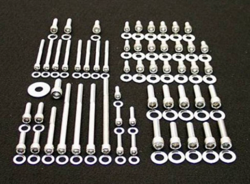 BUICK ENGINE BOLTS KIT 3.8L V6 TURBO SFI GRAND NATIONAL POLISHED STAINLESS STEEL