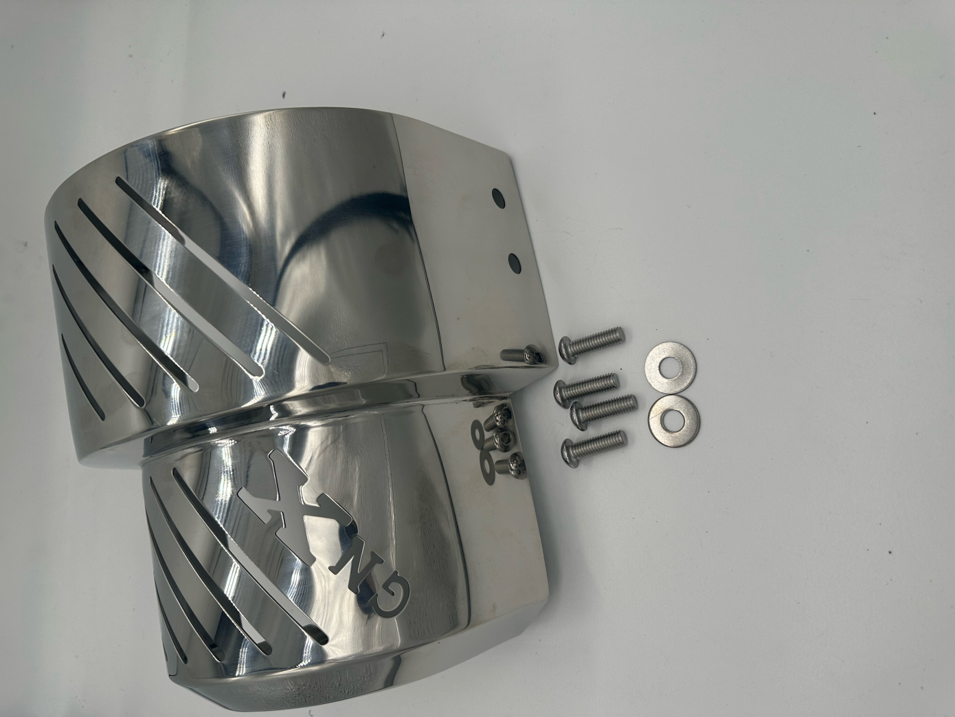 POLISHED STAINLESS GNX TURBO SHIELD