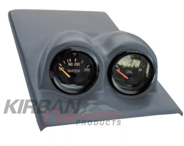 Buick Regal 2 Gauge Console Race Pod Gray Gauge Holder