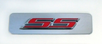 CAMARO ENGINE COVER GM SS RED EMBLEM & POLISHED STAINLESS NAMEPLATE #3101