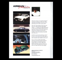 DENNIS KIRBAN's - VOLUME 1 - TIPS, TRIVIA And SOURCES For 1986-1987 BUICK TURBO REGALS BOOK #7027