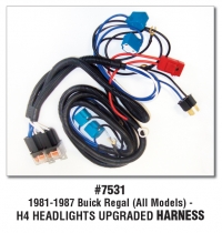 H4 Headlights Upgraded Plug-and-Play HARNESS