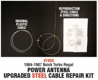 POWER ANTENNA UPGRADED STEEL CABLE REPAIR KIT #7433