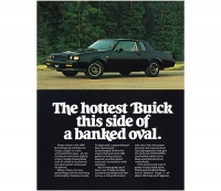 GM Licensed - 1984 GRAND NATIONAL - The Hottest Buick This Side Of A Banked Oval - 2' W X 3' H Vinyl Banner