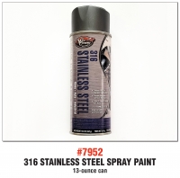 316 STAINLESS STEEL SPRAY PAINT, 13-OUNCE CAN #7952
