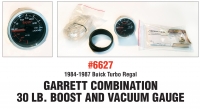 GARRETT COMBINATION 30 LB. BOOST AND VACUUM GAUGE