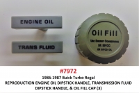 Reproduction Engine Oil Dipstick Handle & Transmission Fluid Dipstick Handle (2) #7970