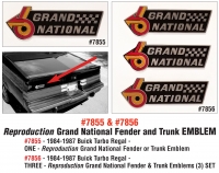 ONE - Reproduction Grand National Trunk Emblem (1)