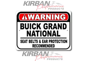 Warning - 87 Grand National Sign